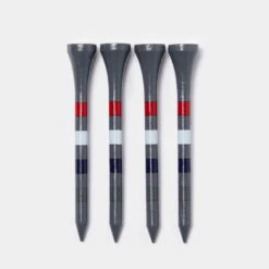 RWB STRIPED GOLF TEES
