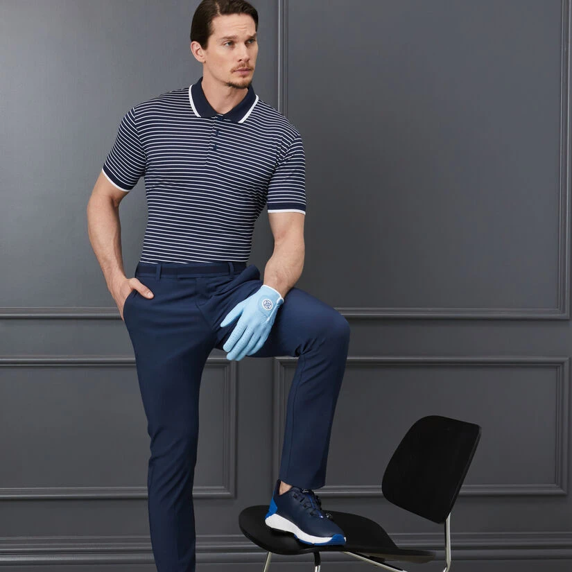 PERFORATED STRIPE POLO 4 PERFORATED STRIPE POLO - Image 2