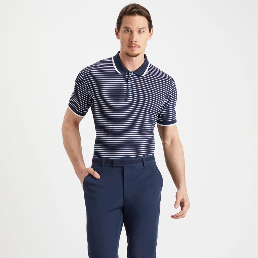 PERFORATED STRIPE POLO 5 PERFORATED STRIPE POLO - Image 3