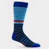 MIXED STRIPE CREW SOCK -Golf Clothing Shop G4MS22A33CRW VISTA