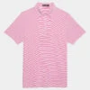 FEEDER STRIPE TECH JERSEY SLIM FIT POLO -Golf Clothing Shop G4MS23K000 AZA