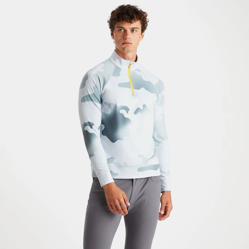 GRADIENT CAMO TECH INTERLOCK QUARTER ZIP SLIM FIT MID LAYER 5 GRADIENT CAMO TECH INTERLOCK QUARTER ZIP SLIM FIT MID LAYER - Image 3