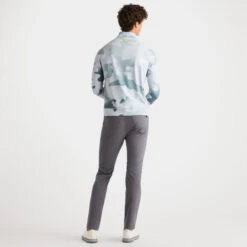 GRADIENT CAMO TECH INTERLOCK QUARTER ZIP SLIM FIT MID LAYER 13 GRADIENT CAMO TECH INTERLOCK QUARTER ZIP SLIM FIT MID LAYER -Golf Clothing Shop G4MS23K064 NIMBS 4