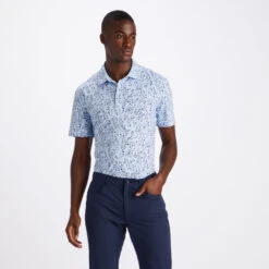 CONSTELLATION TECH JERSEY SLIM FIT POLO -Golf Clothing Shop G4MS23K065A SKY 2