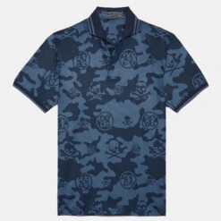 EXPLODED ICON CAMO TECH JERSEY SLIM FIT POLO