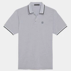 TUX RIB COLLAR TECH JERSEY SLIM FIT POLO