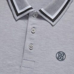 TUX RIB COLLAR TECH JERSEY SLIM FIT POLO -Golf Clothing Shop G4MS23K120 LHGR 5