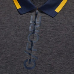 G/FORE QUARTER ZIP RIB COLLAR TECH JERSEY SLIM FIT POLO -Golf Clothing Shop G4MS23K122 CHGR 5