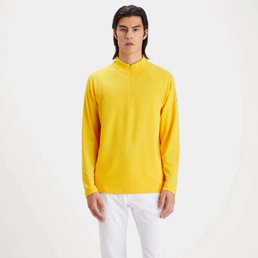 LUXE STAPLE QUARTER ZIP SLIM FIT MID LAYER 5 LUXE STAPLE QUARTER ZIP SLIM FIT MID LAYER - Image 3