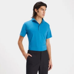 ICE NYLON SLIM FIT POLO -Golf Clothing Shop G4MS23K361 PTRL 2
