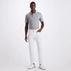 DOT JACQUARD SLIM FIT POLO -Golf Clothing Shop G4MS23K362 HGR 3