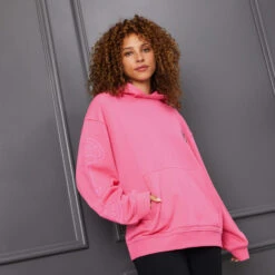 BIRDIES UNISEX OVERSIZED FRENCH TERRY HOODIE -Golf Clothing Shop G4MS23K420C AZA 5