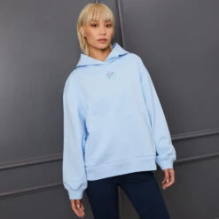 WORLDWIDE UNISEX OVERSIZED FRENCH TERRY HOODIE -Golf Clothing Shop G4MS23K420F SKY 5