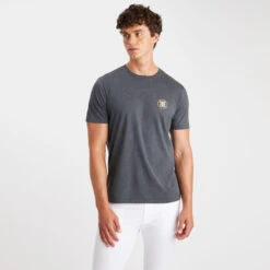 G/4ORE PRJKT 112 COTTON SLIM FIT TEE -Golf Clothing Shop G4MS23K462A CHGR 2