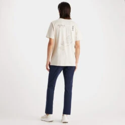 G/FORE WORLDWIDE COTTON SLIM FIT TEE 12 G/FORE WORLDWIDE COTTON SLIM FIT TEE -Golf Clothing Shop G4MS23K462C STN 4