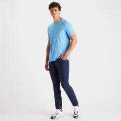 GOLFING IS THE SH*T COTTON SLIM FIT TEE -Golf Clothing Shop G4MS23K462D CIELO 3