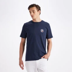 STATEMENT COTTON SLIM FIT TEE -Golf Clothing Shop G4MS23K462G TWLT 2