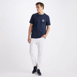 STATEMENT COTTON SLIM FIT TEE -Golf Clothing Shop G4MS23K462G TWLT 3