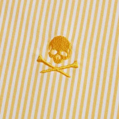 CLASSIC STRIPE MODERN SPREAD COLLAR NYLON WOVEN SLIM FIT SHIRT -Golf Clothing Shop G4MS23W101B FLYY 5